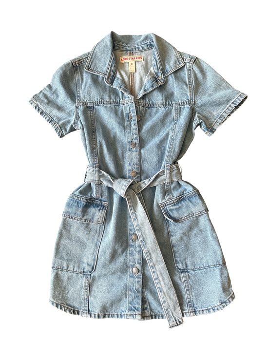 Lone Star Other - Lone Star Kids Light Blue Denim Shirt Dress with Belt